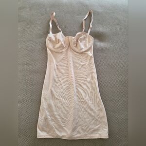 Nip Tuck & Boost Women's Lined Slimming Shapewear Dress Nude Size 34B